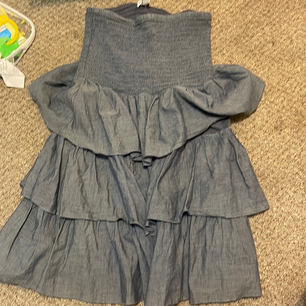 Old Navy, Navy strapless sundress, Size M